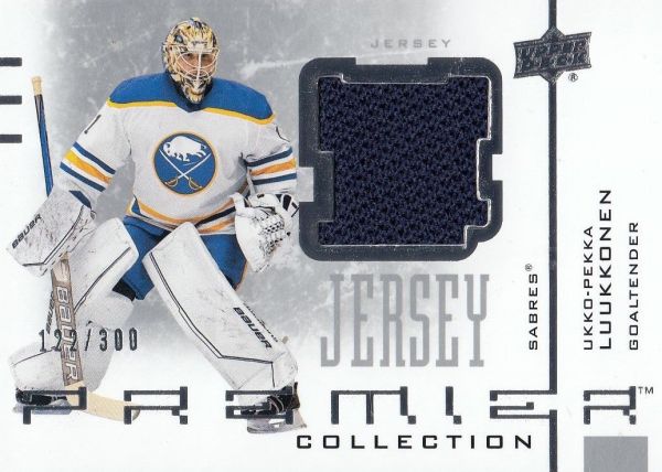 jersey RC karta UKKO-PEKKA LUUKKONEN 21-22 UD Premier 20th Anniversary Jersey /300